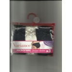 Variance pack-3 braguitas MICROFIBRA