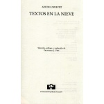Textos en la nieve de Artur Lundkvist / Francisco J. Uriz