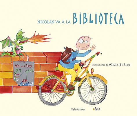 portada biblioteca.indd NICOLAS VA A LA BIBLIOTECA / ASOCIACION B.A.T.A. / SUAREZ, ALICIA - Imagen 1