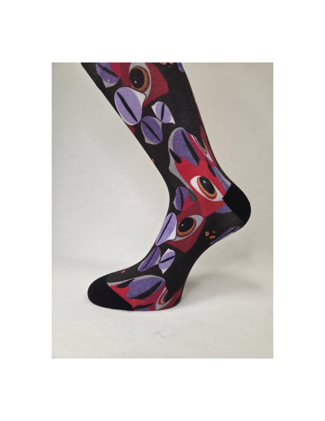 calcetines-informales-de-mujer-bambu-con-ojos-misticossa-2209wb---37-41---------89 Calcetín Bambú ojos - Imagen 1