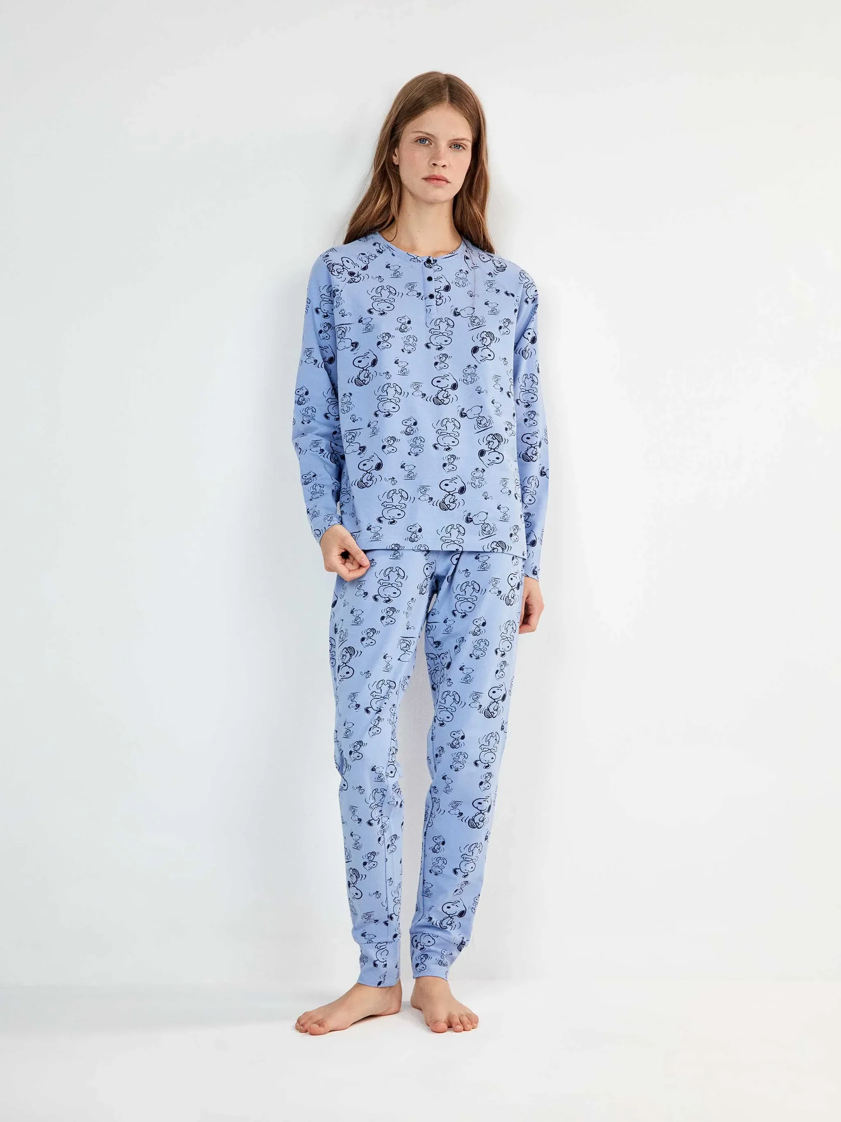 camiseta-pantalon-largo-2-20466s_2Foriginal_2Fpijama-largo-estampado-de-snoopy1789032829422565897 Pijama gisela 2/20466S - Imagen 1
